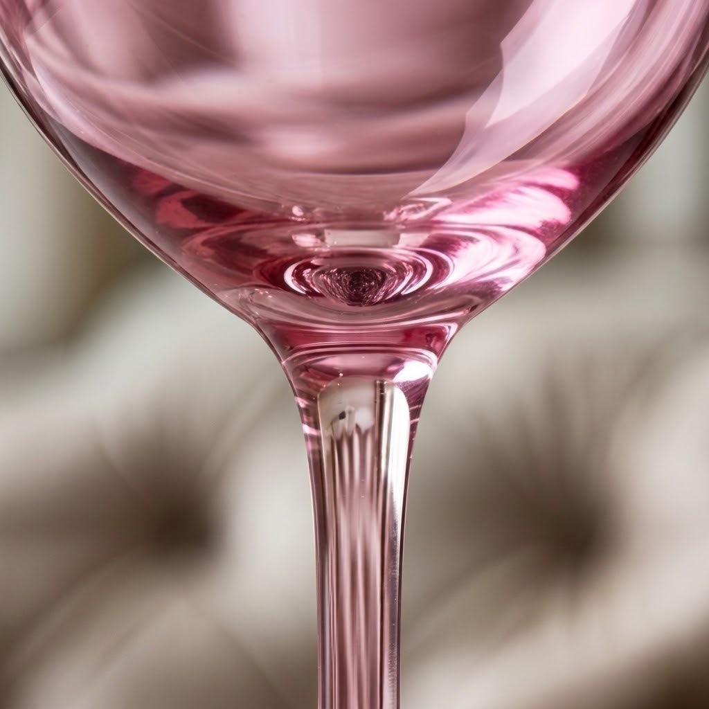 Vibrant Fuchsia Wine Glass Set (Set of 2)